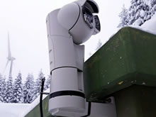 TPS-HD370NSW　雪山　風力発電所監視